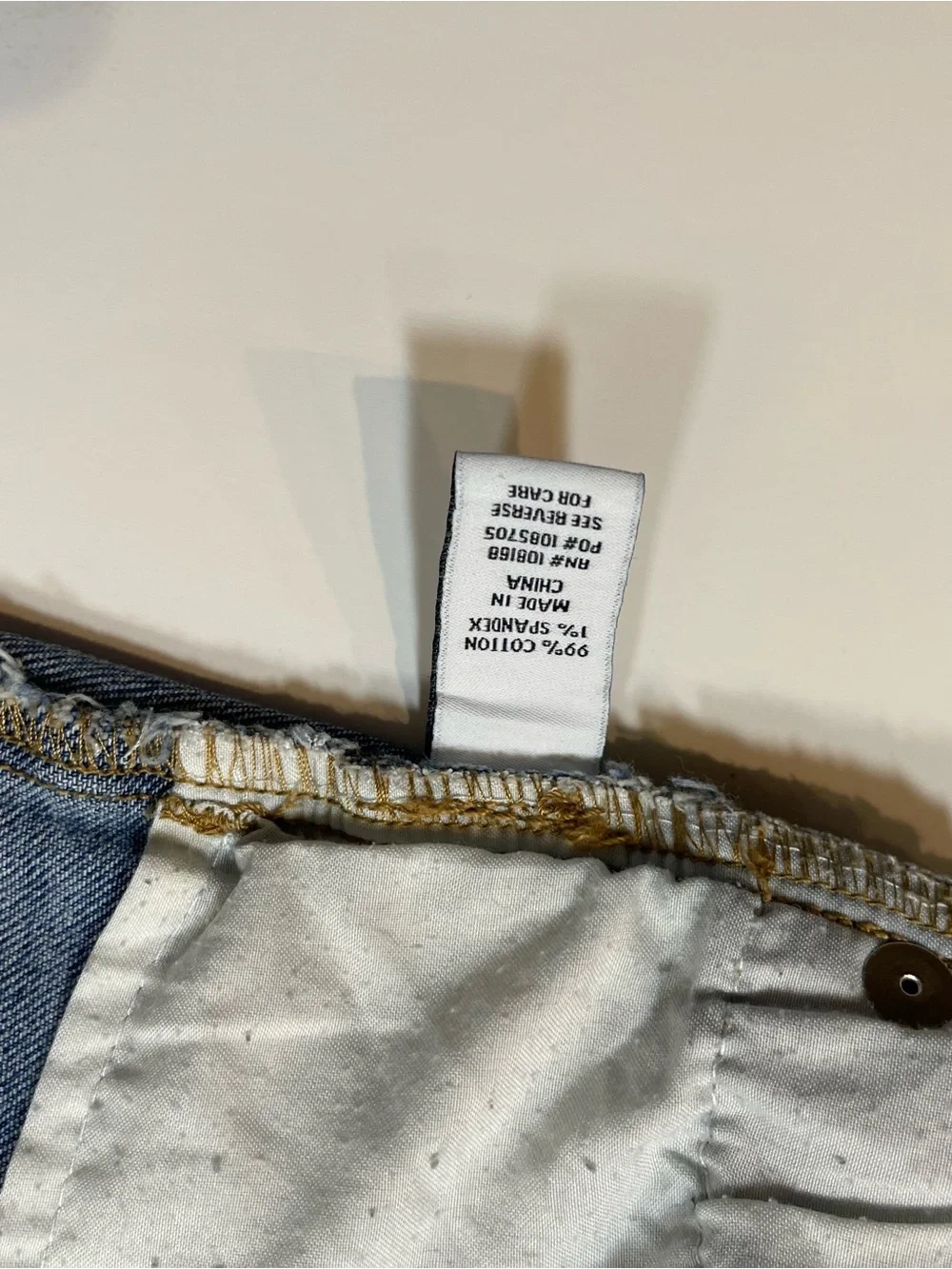 RSQ Distressed Denim Shorts - Blue